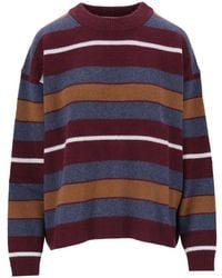 STAUD - Pull Serrano En Cachemire À Rayures - Lyst