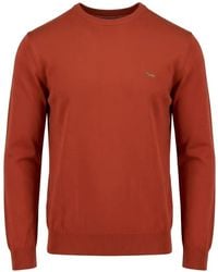 Harmont & Blaine - Logo-Embroidered Crew-Neck Sweater - Lyst