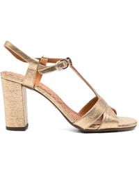Chie Mihara - Bafrica T-Strap Leather Sandals - Lyst