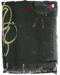 TALKING WALLS - Ela Burlesque Fringed Scarf - Lyst