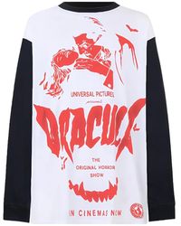 Gcds - Dracula Graphic Crew-Neck Long-Sleeve T-Shirt - Lyst
