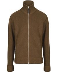 Maison Margiela - Gerippter Cardigan Mit Reißverschluss - Lyst