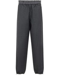 Miu Miu - Pantaloni Sportivi Con Vita Elasticizzata - Lyst