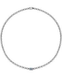Officina Bernardi - 18Kt Lumen Sapphire And Diamond Necklace - Lyst