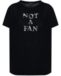 R13 - Printed Crew-Neck T-Shirt - Lyst