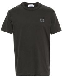 Stone Island - Camiseta de tejido jersey - Lyst
