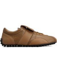 Tod's - Leather Strap Trainers - Lyst