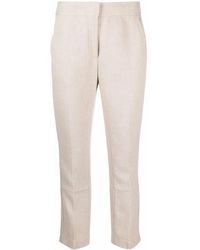 Tory Burch - Broek Met Knopen Op De Cuffs - Lyst