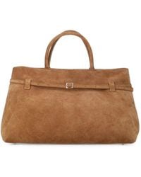 MANU Atelier - Sac À Main Le Cambon 40 En Daim - Lyst