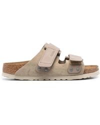 Birkenstock - Uji Suede Slippers - Lyst