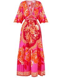 CAMILLA - Tiles Of Türkiye Midi-Jurk - Lyst