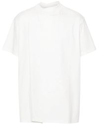 Mordecai - Stripe-detail Wrap T-shirt - Lyst