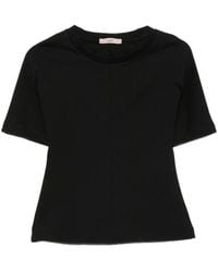 Carla G - Round-Neck Short-Sleeve T-Shirt - Lyst