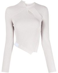 Feng Chen Wang - Ribgebreide Top - Lyst