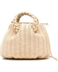 Hereu - Bombon Interwoven-Raffia Tote Bag - Lyst