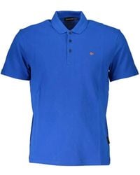 Napapijri - Logo-Patch Polo Shirt - Lyst