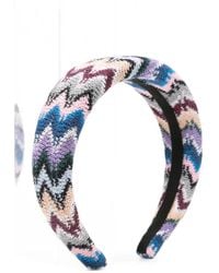 Missoni - Zigzag-Knit Padded Headband - Lyst