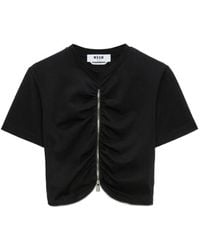 MSGM - Top Met Rits - Lyst