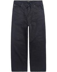 Balenciaga - Jeans a gamba ampia con coulisse - Lyst