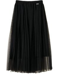Twinset - Gonna Midi Plissé - Lyst