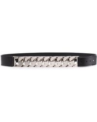 Givenchy - Chain-link Leather Belt - Lyst