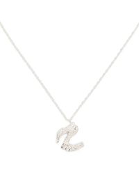 Loveness Lee - Z Alphabet Pendant Necklace - Lyst