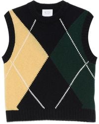 Be You - Argyle-Knit Sleeveless Vest - Lyst