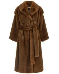 BB COUTURE - Farrah Double-Breasted Faux-Fur Coat - Lyst