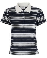 FRAME - Polo À Rayures - Lyst