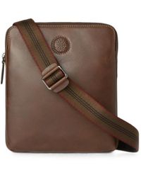 Osprey - Small Compass Logo-Embossed Leather Messenger Bag - Lyst