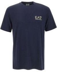 EA7 - Logo Short-Sleeve T-Shirt - Lyst