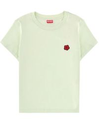 KENZO - Boke Flower Appliqué T-Shirt - Lyst