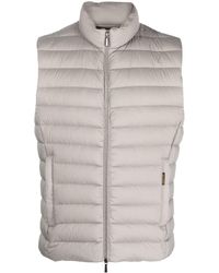 Moorer - Quilted-finish Zip-up Gilet - Lyst