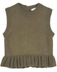 Cecilie Bahnsen - Billie Ruffled Vest - Lyst