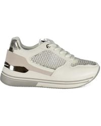 Laura Biagiotti - Embellished Mesh-Panel Sneakers - Lyst