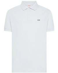 Sun 68 - Poloshirt Met Paisley-Print Op De Kraag En Geborduurd Logo - Lyst