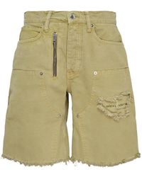 Alexander Wang - Distressed-Effect Carpenter Shorts - Lyst