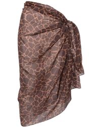 MC2 Saint Barth - Thaiti Giraffe-Print Sarong - Lyst