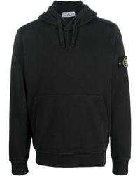 Stone Island - Hoodie Met Logo - Lyst