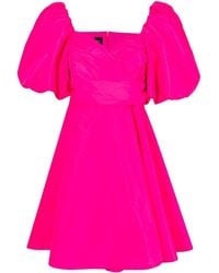 Pinko - Ausgestelltes Kleid mit Puffärmeln - Lyst