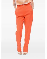Setchu - Pleated Slit-Hem Trousers - Lyst