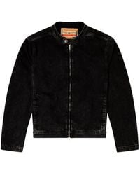 DIESEL - D-Glory Snap-Button Denim Jacket - Lyst