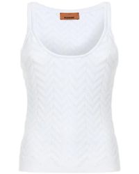 Missoni - Top Sin Mangas Con Motivo Chevron - Lyst