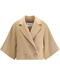 Max Mara - Galea Cropped Jack Met Dubbele Rij Knopen - Lyst