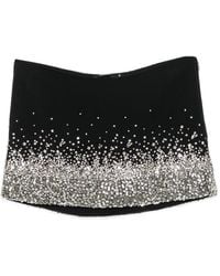 Amen - Crystal-Embellished Mini Skirt - Lyst