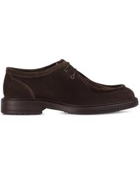 Doucal's - Schnürschuhe Aus Wildleder - Lyst