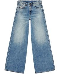 DIESEL - Jeans svasati a vita bassa d-akemi 1978 - Lyst