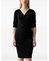 Joseph Ribkoff - Robe Courte À Fronces Et Coupe Façon Portefeuille - Lyst