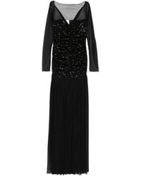 Atu Body Couture - スパンコールトリム メッシュマキシドレス - Lyst
