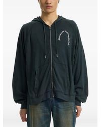Stockholm Surfboard Club - Logo-Print Zip-Up Hoodie - Lyst
